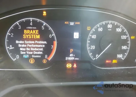 2018 Honda Accord Touring из США, поврежденный, VIN 1HGCV1F92JA049532